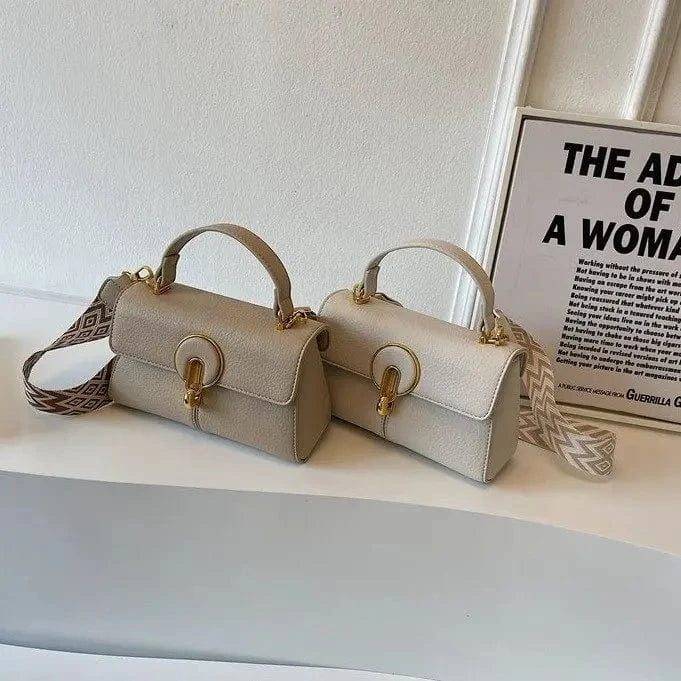 Moon Lock Litchi Pattern Shoulder Crossbody Bags For Women 2023 Luxury Designer PU Leather Armpit Ladies Handbags And Purses