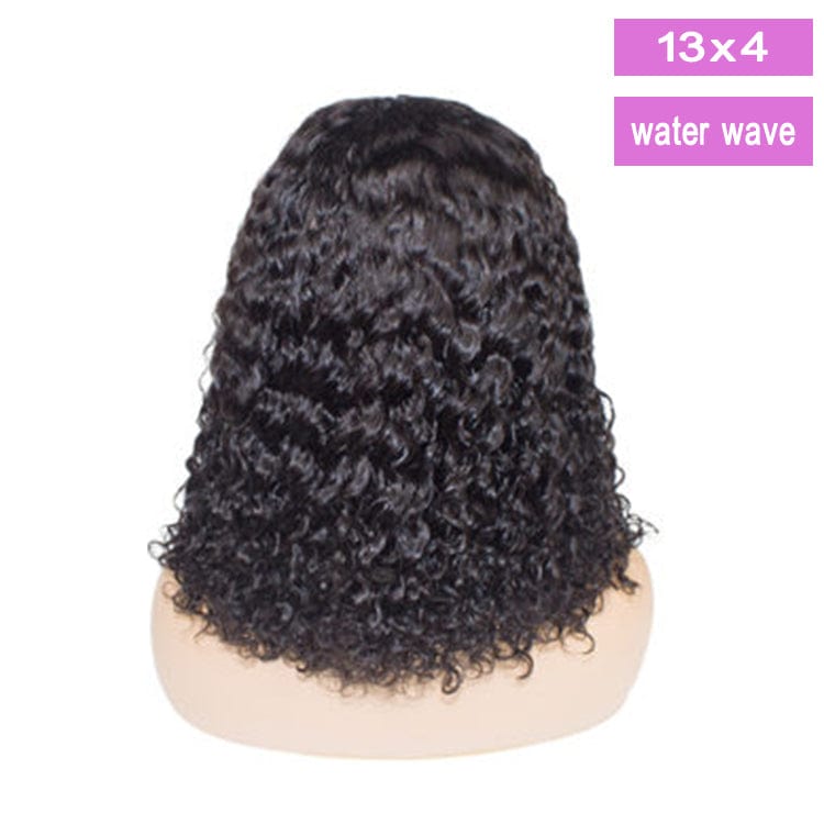 Moonhair 150 Density Black Color 4X4 5X5 13X4 Lace Closure New Design Short Human Hair Peruvian Bob Wigs Lace Front