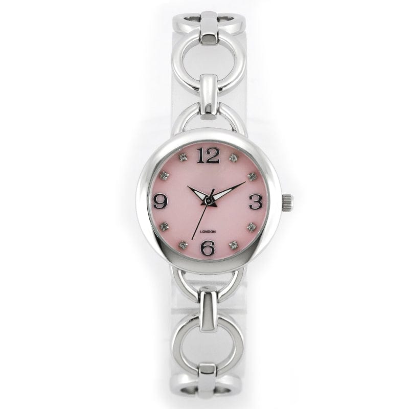 Mother of pearl watch dial quartz watch for women fancy bracelet with luxury box watch