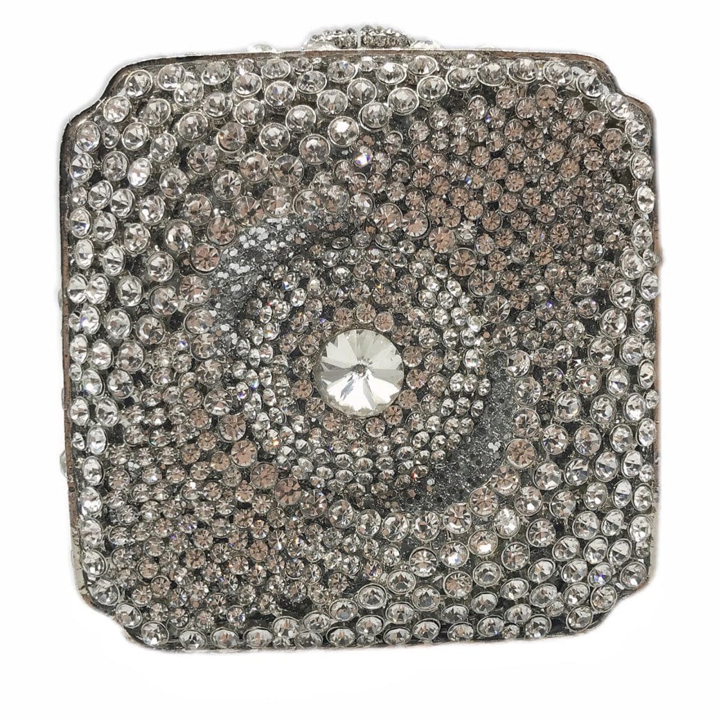 MS700-3 Latest african ladies bridal gold occasion handmade crystal rhinestone clutch purse bag for weeding party