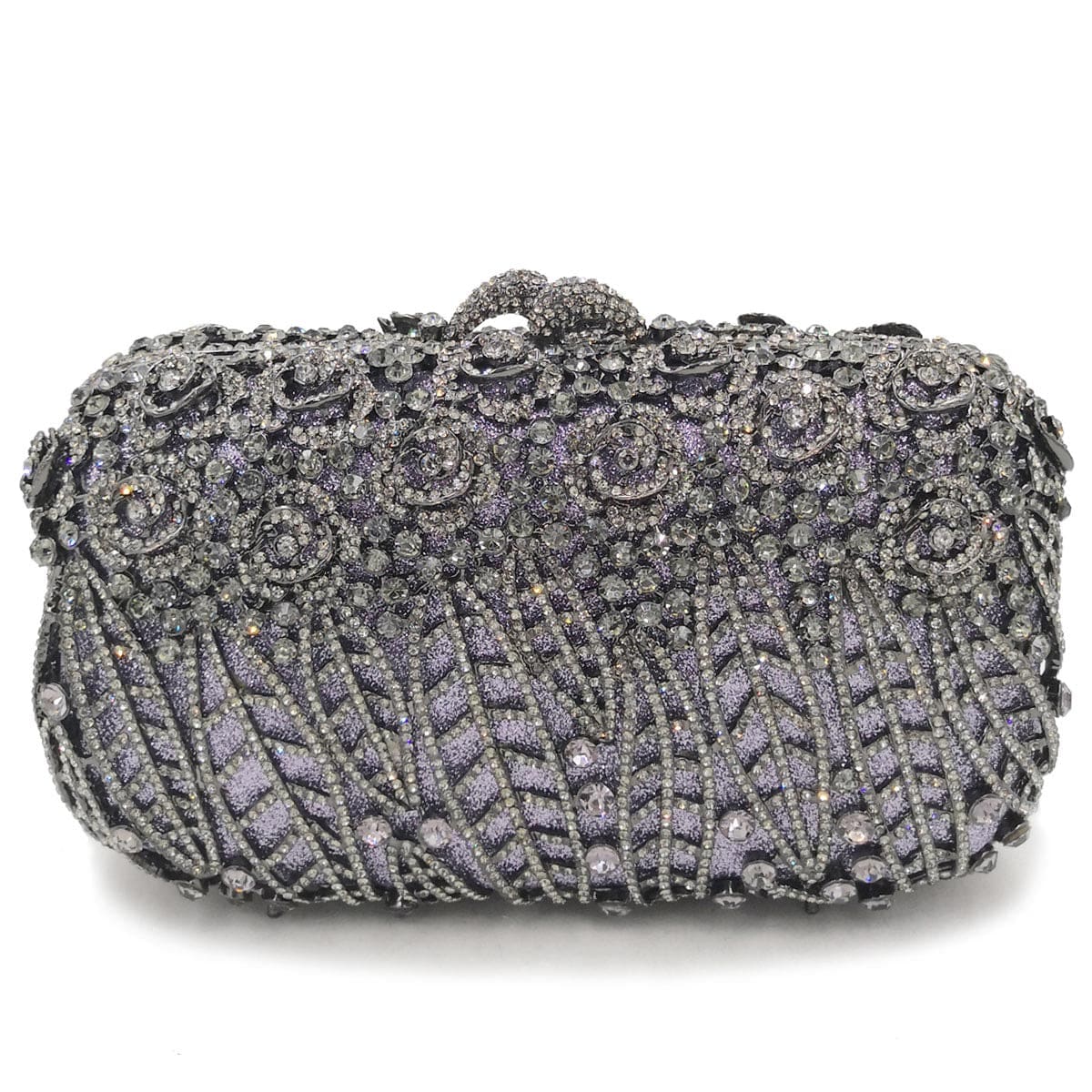 MS704-3 Luxury fashion designer women evening flower crystal hand clutch bags rhinestone purse for party