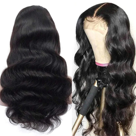 natural Black wigs for black women human hair 20 inch top quality wigs natural color 13X4 lace front lace wigs