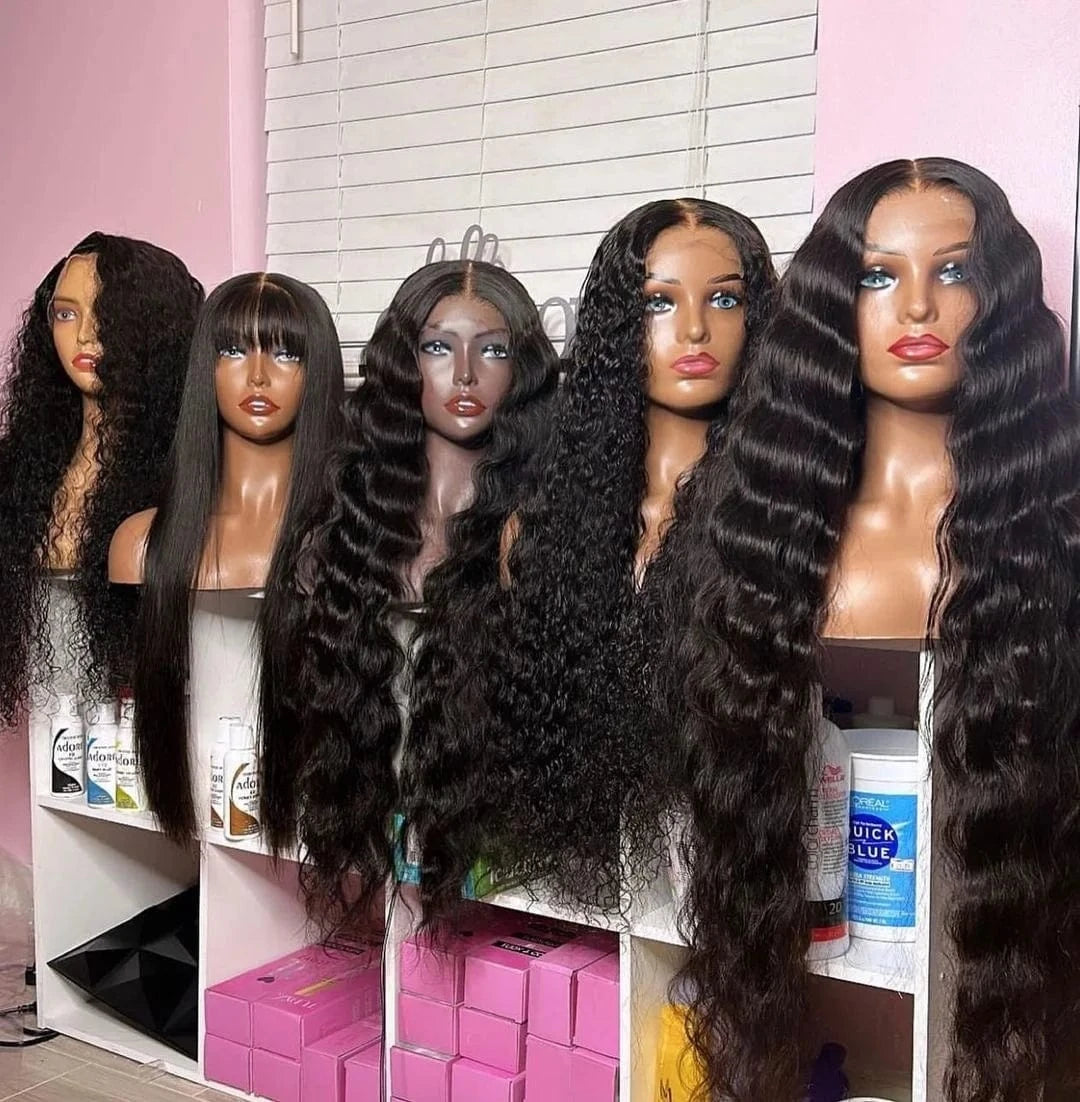 Natural looking human hair lace front wigs,180% 250% peruvian hair wig human hair,100% cuticle aligned hair wigs