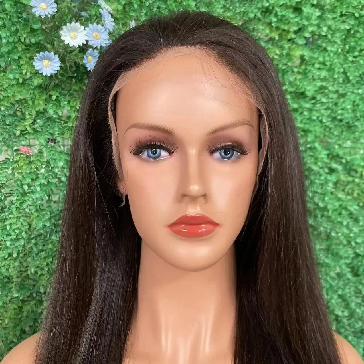 Natural pre plucked hairline undetectable HD lace frontal wig cuticle aligned raw virgin human hair wigs for women