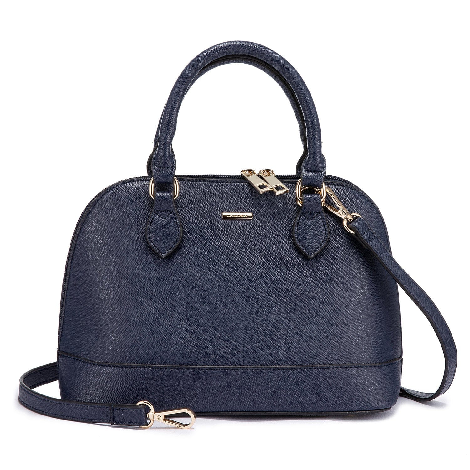 Navy Blue Lovevook Factory 2022 PU Leather Ladies Hand Bags Classic Top Handle Dome Satchel Bag Elegent Small Shoulder Bags Women Handbags