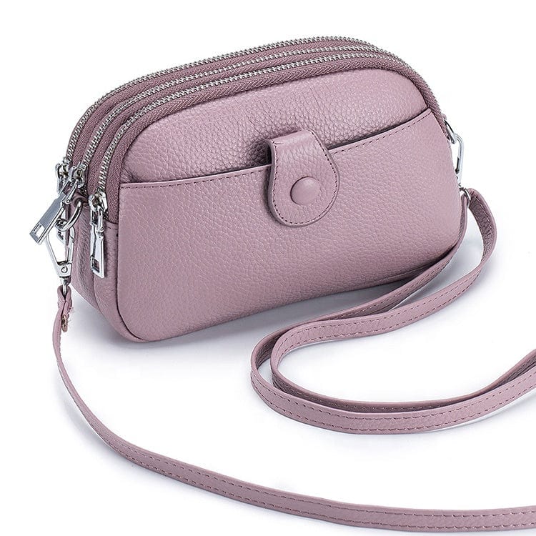 New Arrival 2022 Design Custom Genuine Leather Cross Body Phone Bags Satchel Women's Messenger Bags