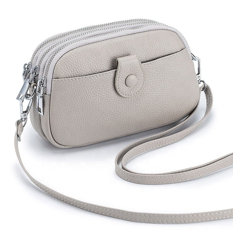 New Arrival 2022 Design Custom Genuine Leather Cross Body Phone Bags Satchel Women's Messenger Bags