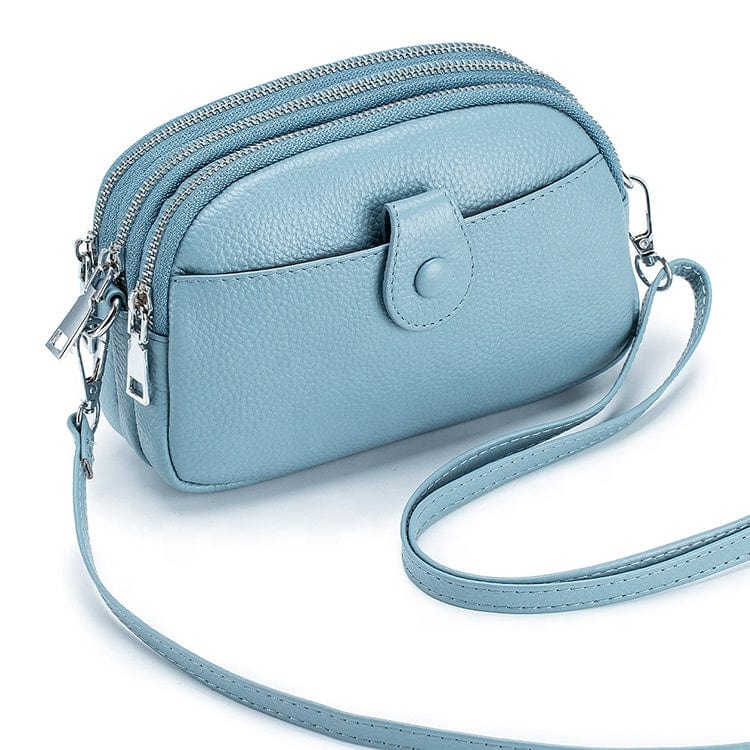New Arrival 2022 Design Custom Genuine Leather Cross Body Phone Bags Satchel Women's Messenger Bags