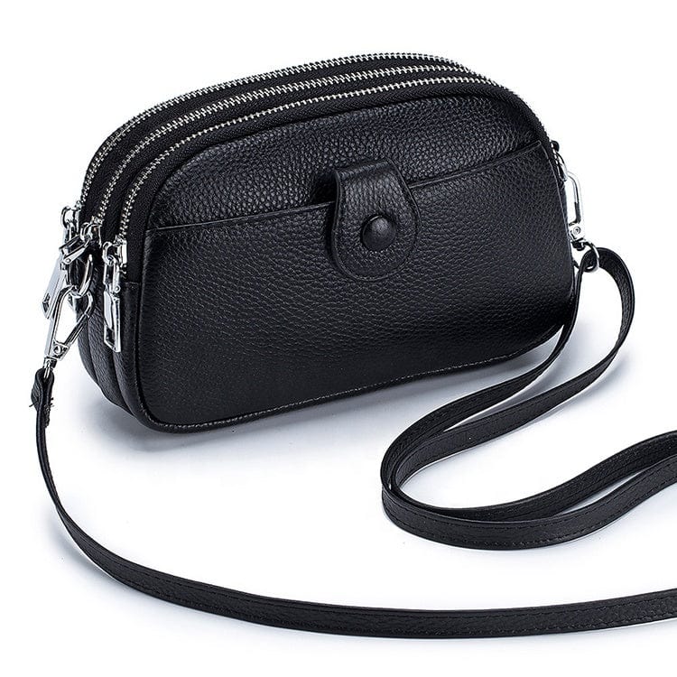 New Arrival 2022 Design Custom Genuine Leather Cross Body Phone Bags Satchel Women's Messenger Bags