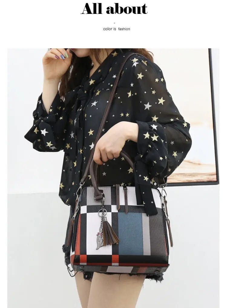 New Arrival Fashionable High Quality Handmade Exquisite Zipper Handbag Four Bags Per Set Cosmetic Practical Bags Set Fashion A02