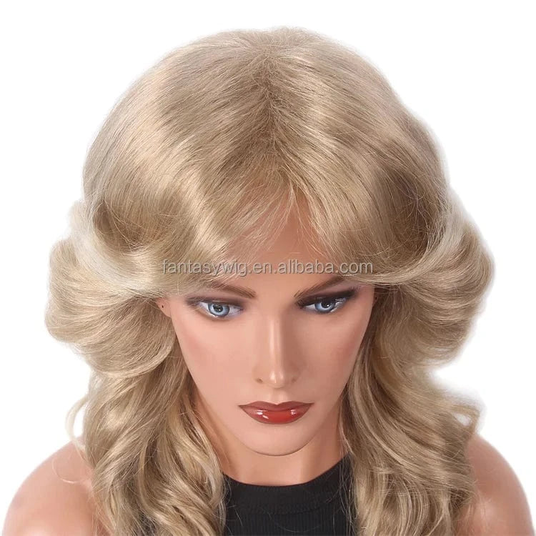 New Arrival Long Spanish Curl Wig Order Shein 70s Costume Farrah Fawcett 220 Density Wigs