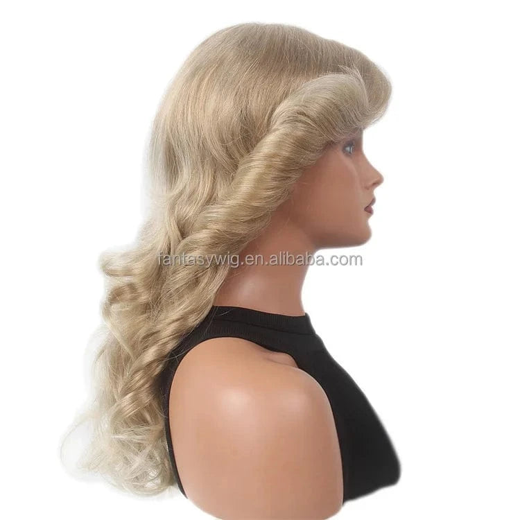 New Arrival Long Spanish Curl Wig Order Shein 70s Costume Farrah Fawcett 220 Density Wigs