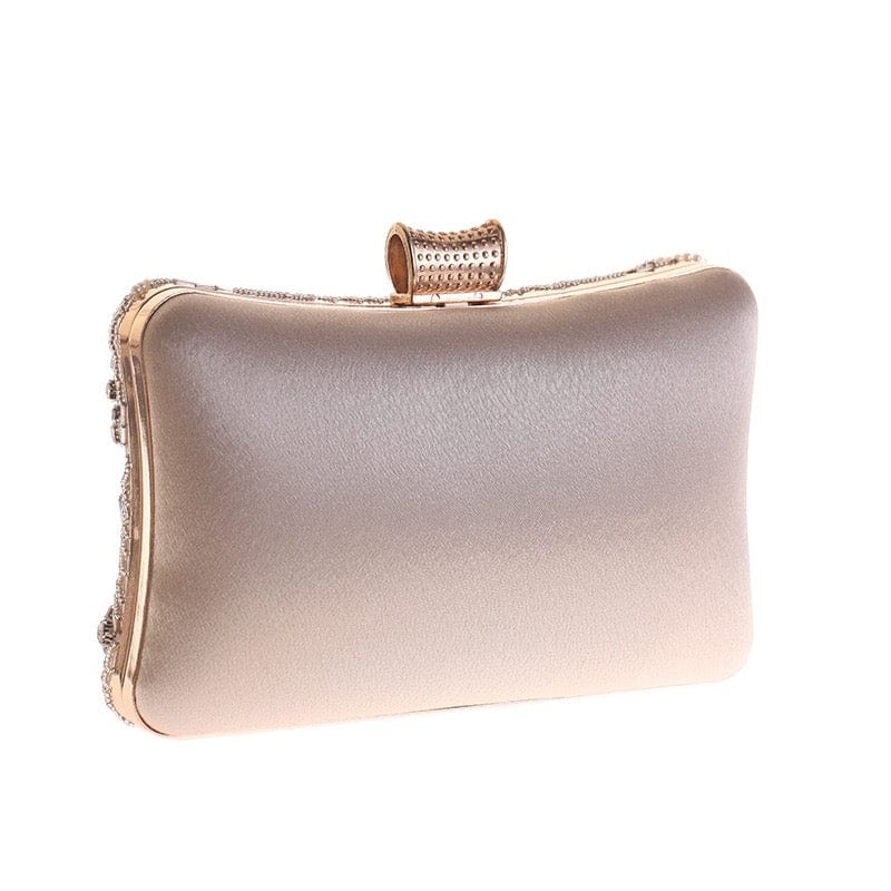 New Arrival Luxury Designer Handmade Embroidery Ladies Chains Party Rhinestones Evening Money Clutch Hand Bags Purse