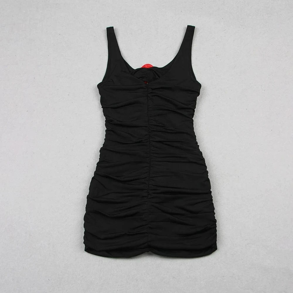 New Arrival Women's Elegant Hollow Out Strap Mini Dress Party Club Prom Dresses