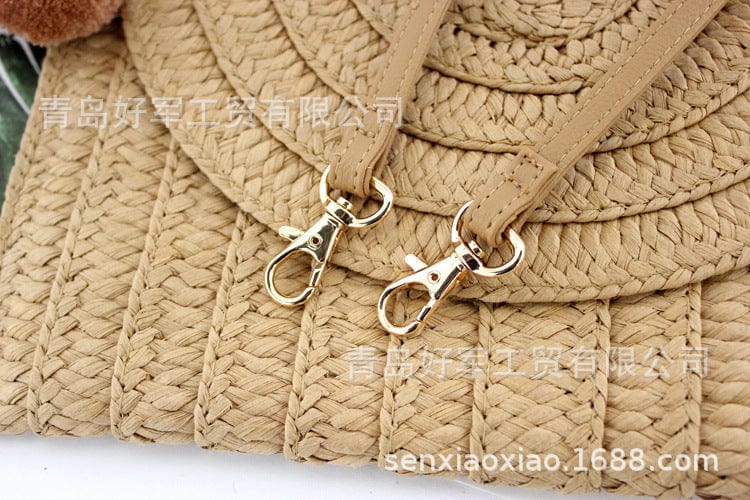 New Arrivals Woman Bag 2022 Handbags Straw Bags Wholesale Straw Cosmetic Bag