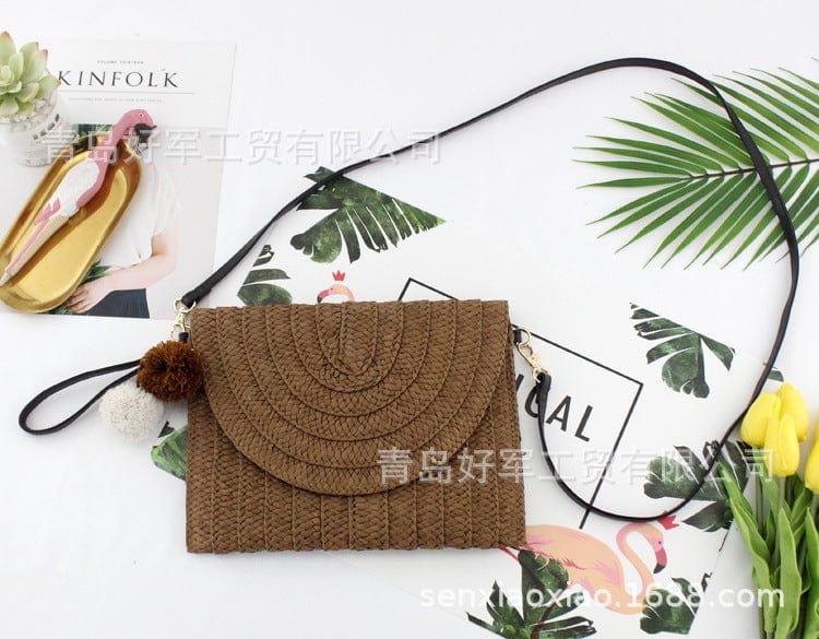 New Arrivals Woman Bag 2022 Handbags Straw Bags Wholesale Straw Cosmetic Bag