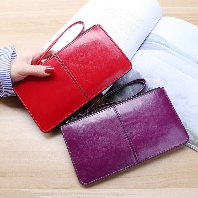 New Arrivals women's clutch bag Zip Wallet Long Clutch Multi Card Case Holder Wallet Wrist Wallet clutch purse
