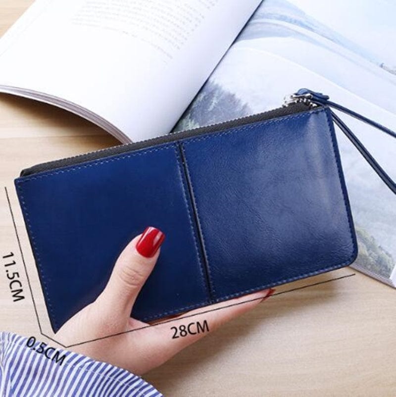 New Arrivals women's clutch bag Zip Wallet Long Clutch Multi Card Case Holder Wallet Wrist Wallet clutch purse