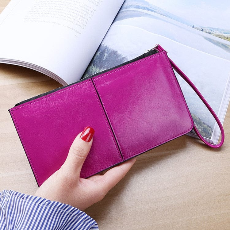 New Arrivals women's clutch bag Zip Wallet Long Clutch Multi Card Case Holder Wallet Wrist Wallet clutch purse