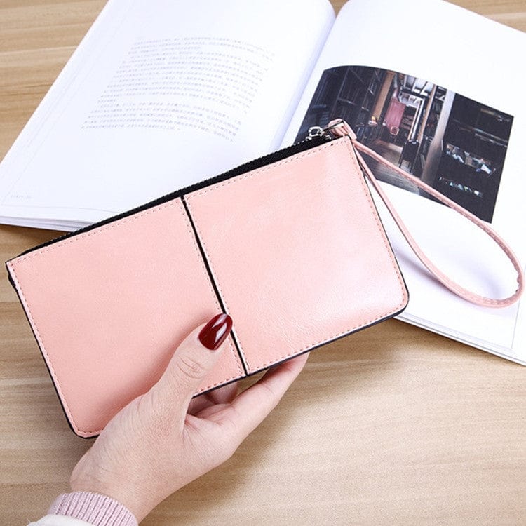 New Arrivals women's clutch bag Zip Wallet Long Clutch Multi Card Case Holder Wallet Wrist Wallet clutch purse