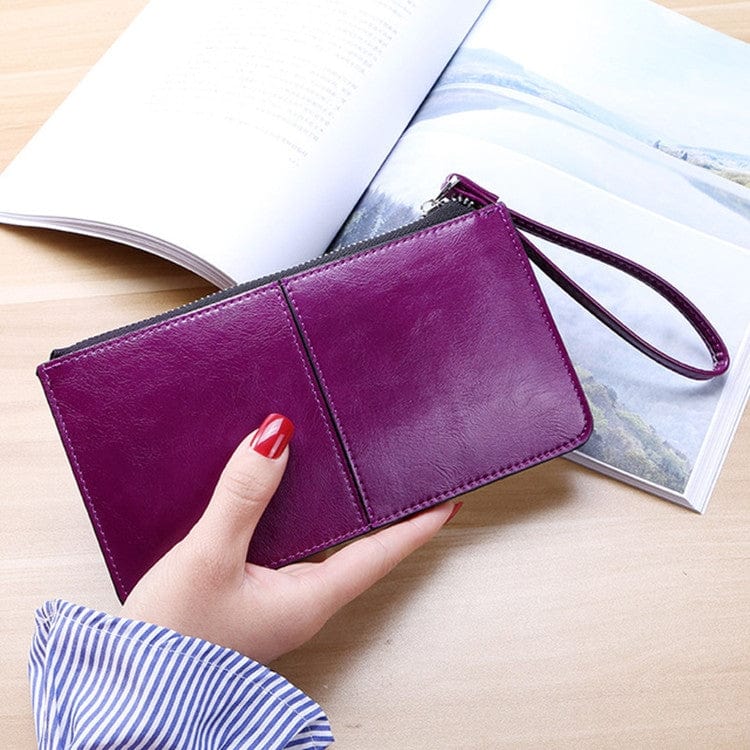 New Arrivals women's clutch bag Zip Wallet Long Clutch Multi Card Case Holder Wallet Wrist Wallet clutch purse