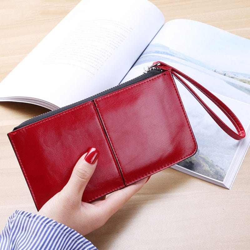 New Arrivals women's clutch bag Zip Wallet Long Clutch Multi Card Case Holder Wallet Wrist Wallet clutch purse