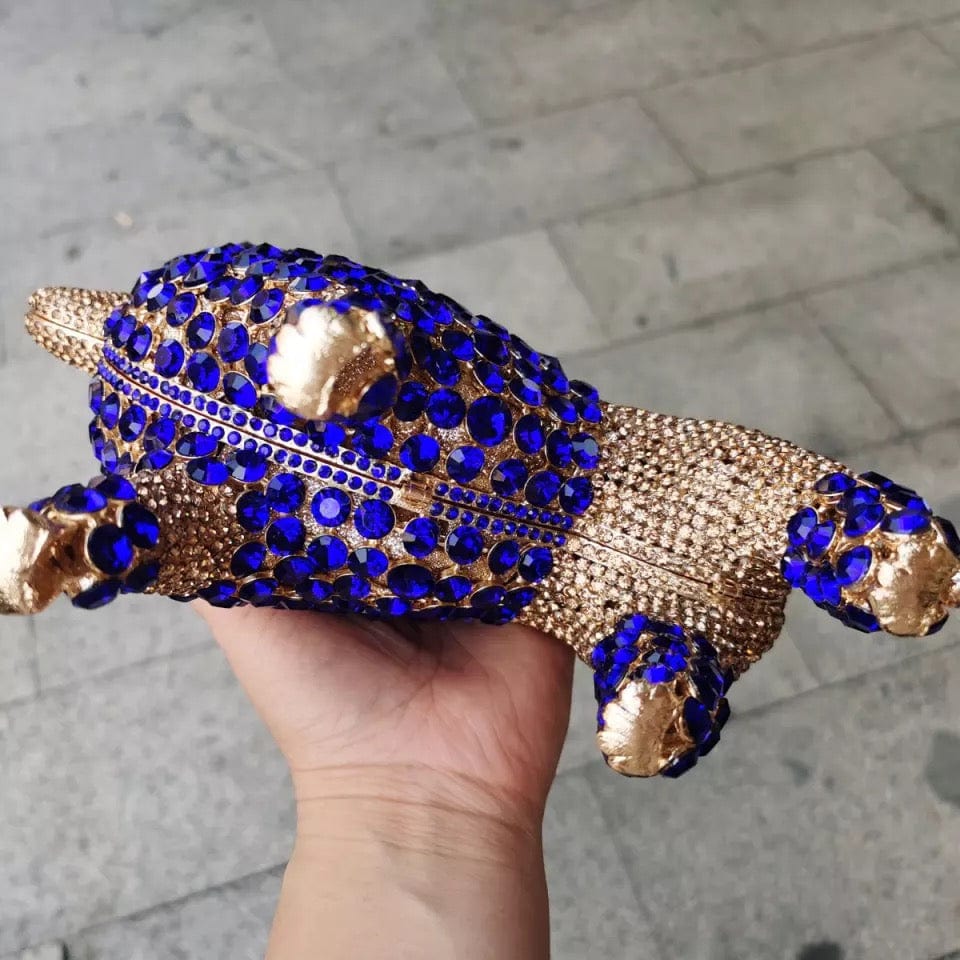 New Arrived Handmade Animal Shape Full Crystal Bag Small Cute Purses Women Bling Rhinestone Bags