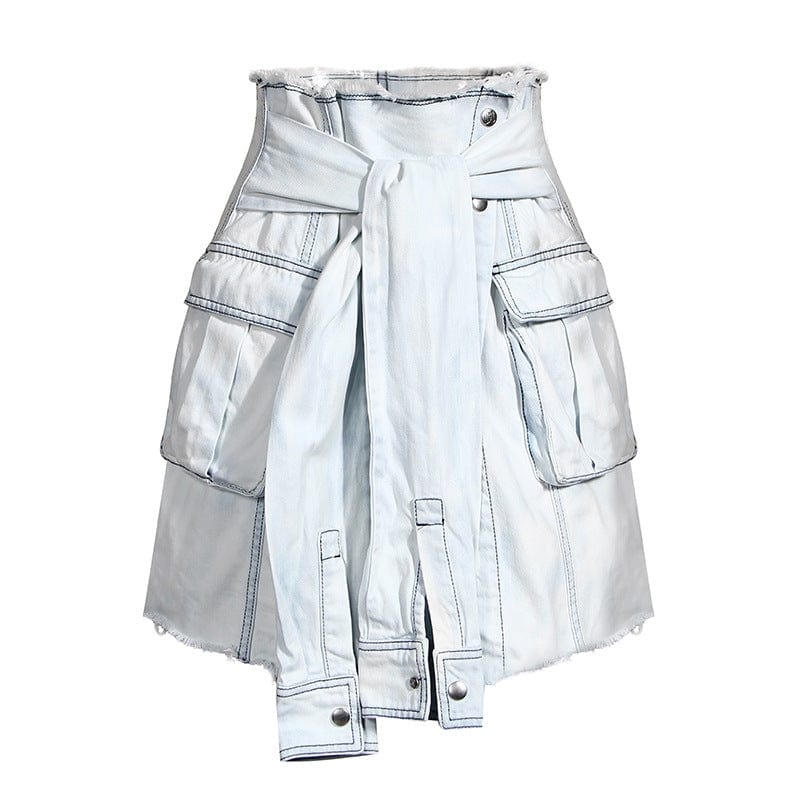 New autumn and winter demin 2 pieces set casual dress with short skirt set fashion hot street style
