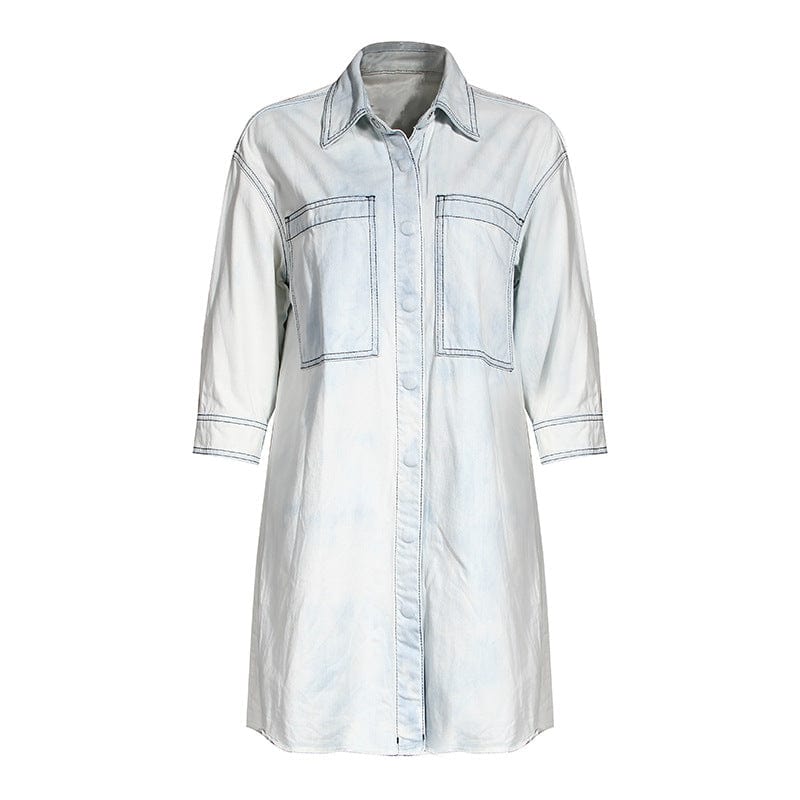 New autumn and winter demin 2 pieces set casual dress with short skirt set fashion hot street style