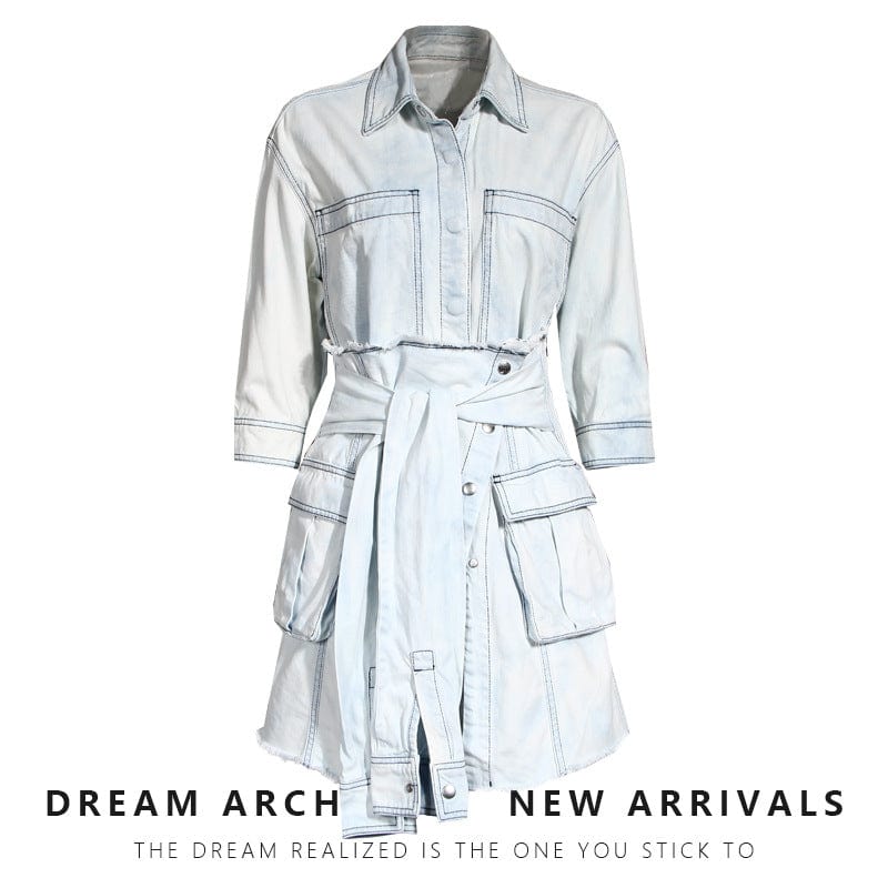 New autumn and winter demin 2 pieces set casual dress with short skirt set fashion hot street style