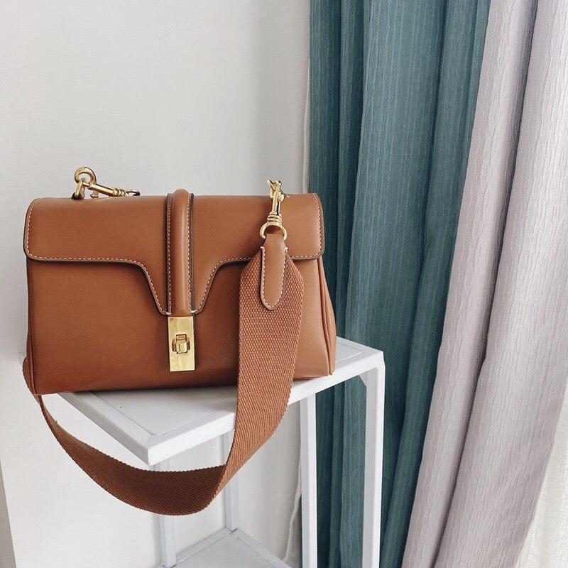 New Brand Woman Cross Body Custom Clutch  PU Shoulder Bag Luxury Brown Genuine Leather Tote Bag For Woman Handbag And Purse