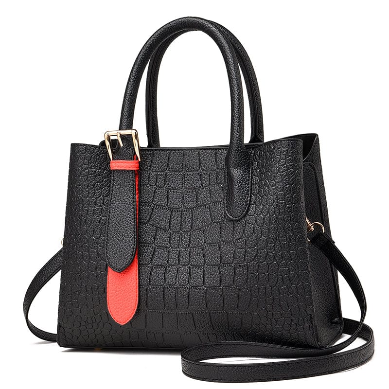 New crocodile grain simple commuting large capacity women handbags versatile ladies shoulder bag cross body bag custom wholesale