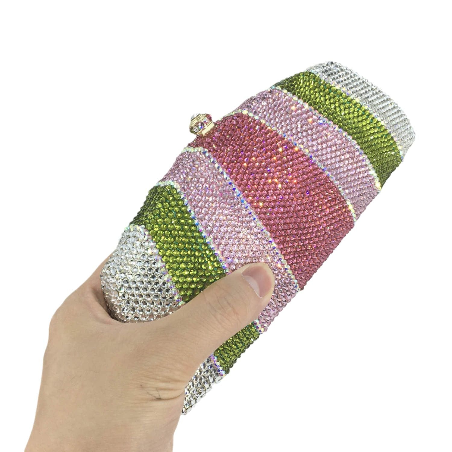 New Design Bling Crystal Rhinestone Ladies Clutch Bag  Evening Bag Wholesales Metal Clutch Purse Clutch Bags