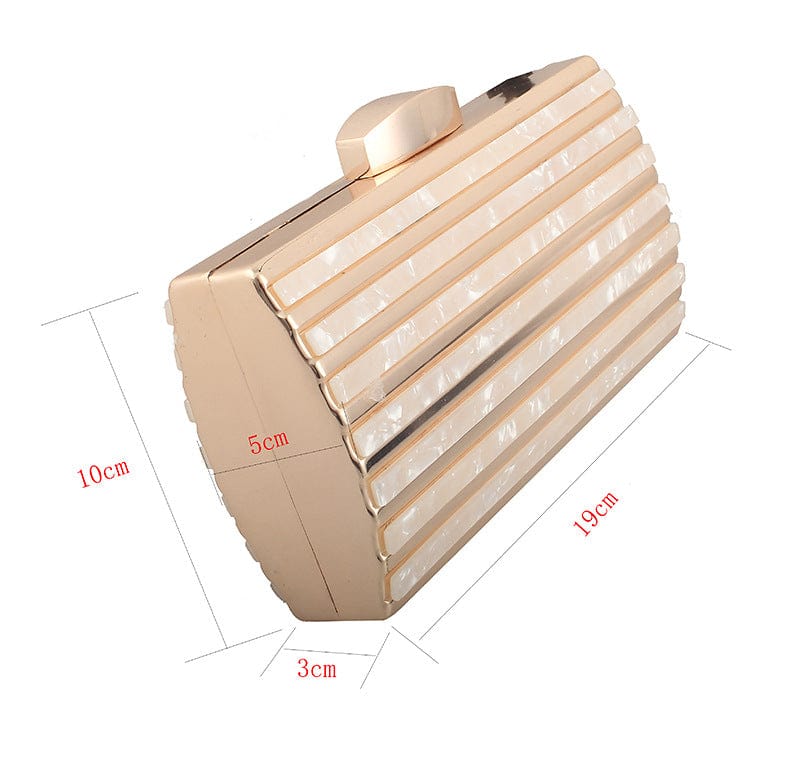 new design luxury shoulder woman bag metal clutch party bags evening bag purse for ladies