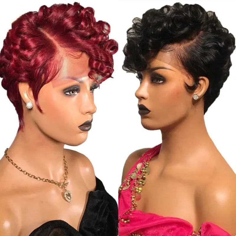New Design Ombre #27 Blonde Color Pixie Wave Bob Wig