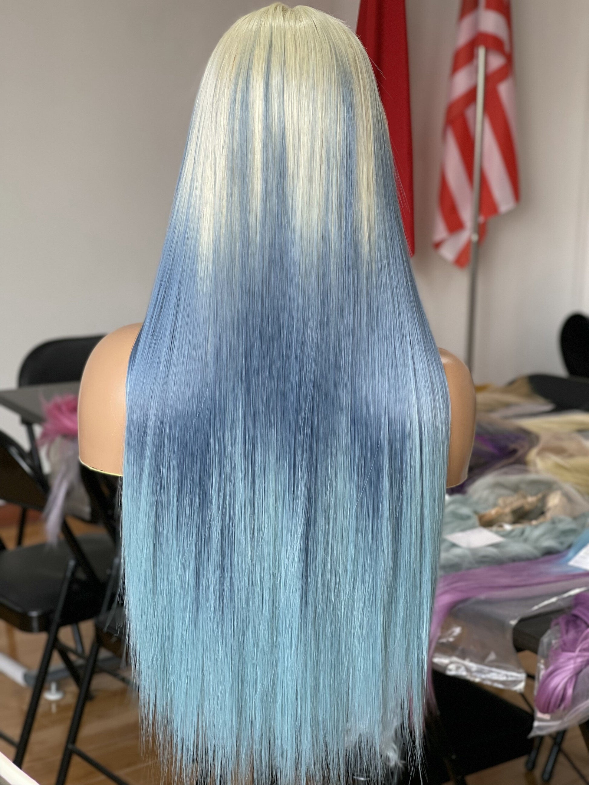 New Design T Part Lace Wig Synthetic Futura,Futura Fiber Colorful Wig,Premium Futura Wigs With Natural Baby Hair In Stock