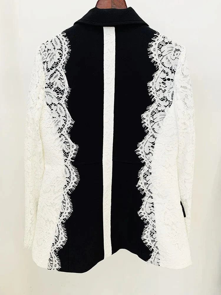 New Designer Long Sleeve Fashion Plus Size Stock Black Women's Blazers