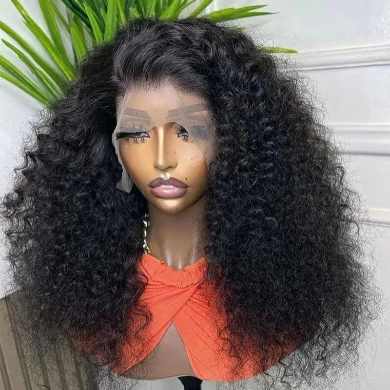 new fashion 13X4 frontal supper double drawn 300% density 100% human hair 12A high quality jerry curly hair