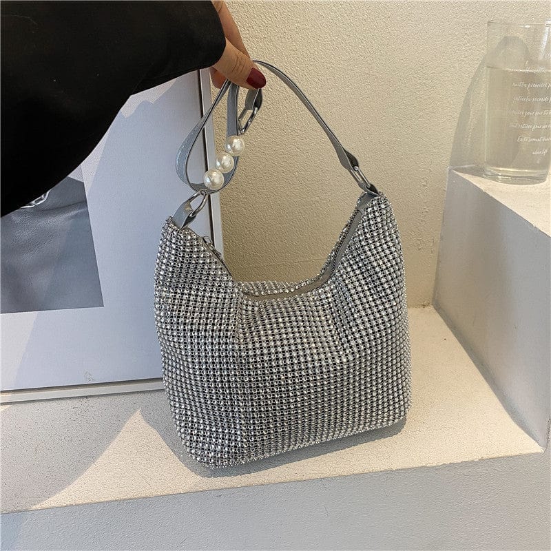 New fashion Handbag 2022 Young Woman Luxury temperament bag Girl rivet diamond purse for women