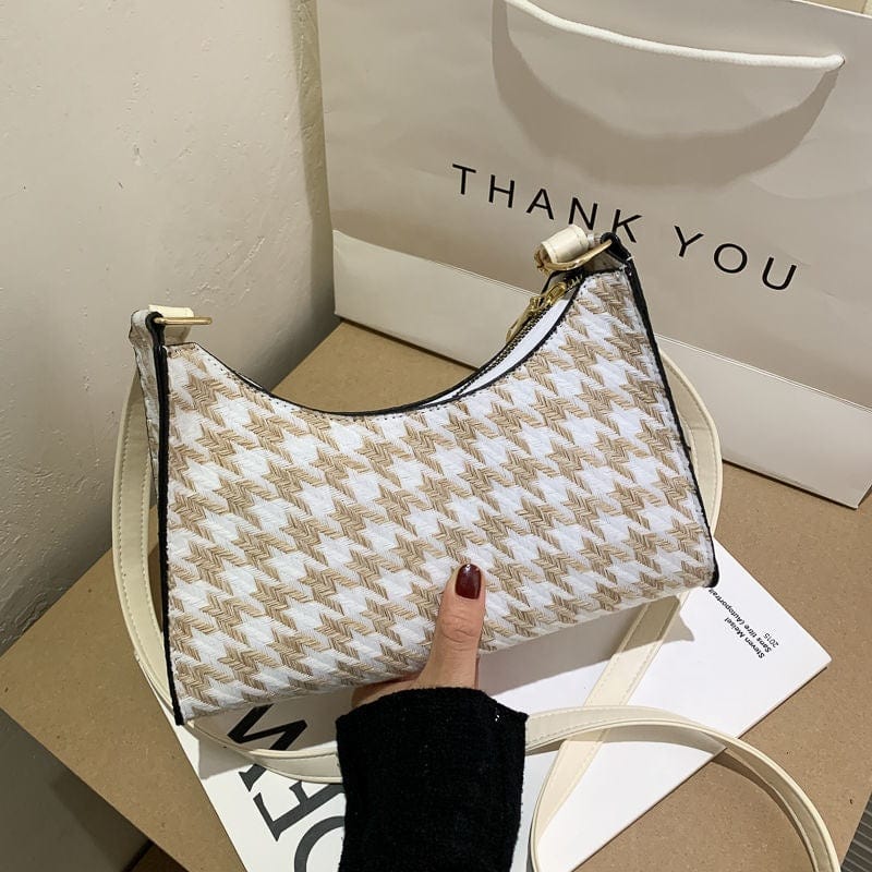 New Fashion Houndstooth Pattern Bags Women Handbags Ladies Custom Purses And Handbags