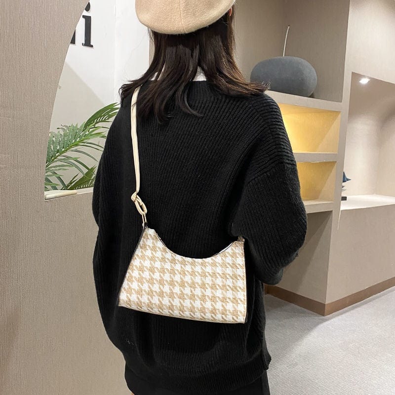New Fashion Houndstooth Pattern Bags Women Handbags Ladies Custom Purses And Handbags