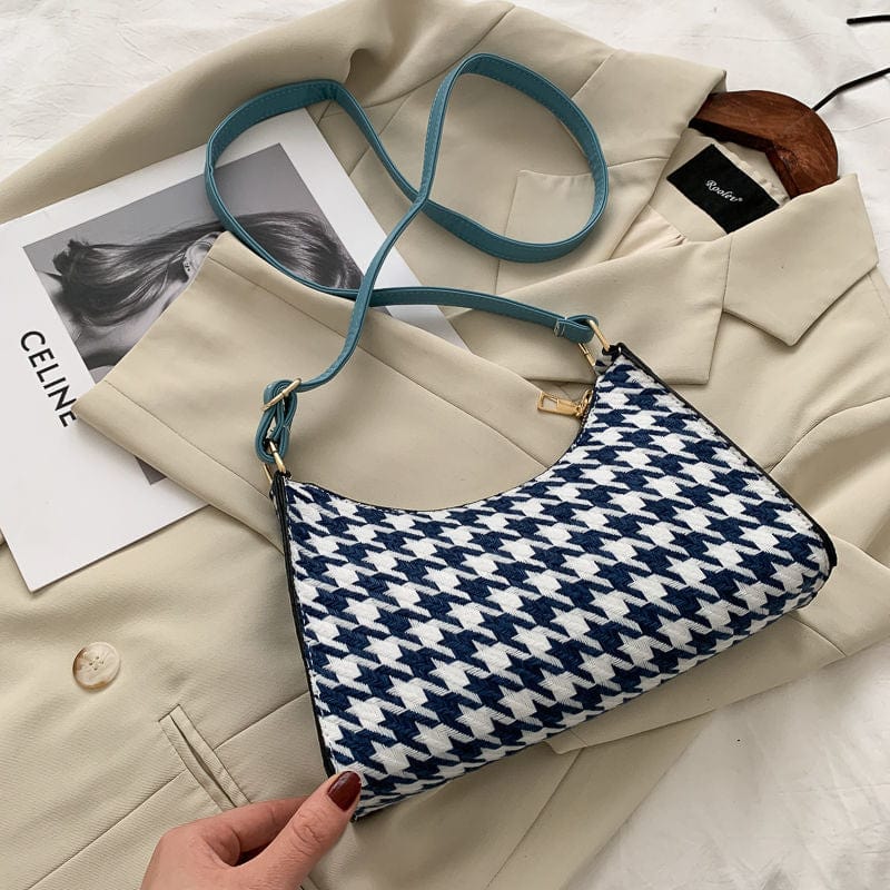 New Fashion Houndstooth Pattern Bags Women Handbags Ladies Custom Purses And Handbags