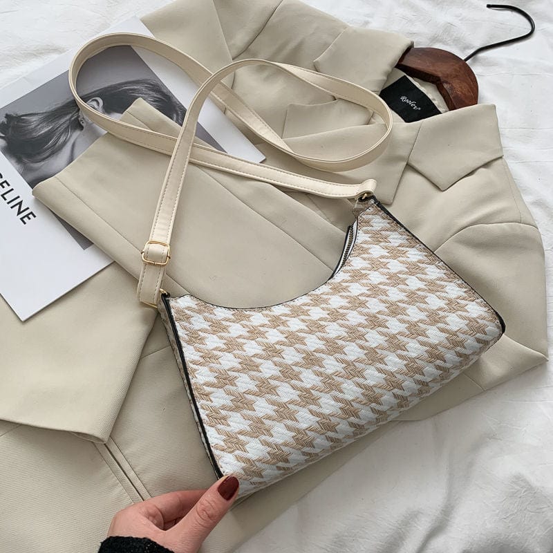 New Fashion Houndstooth Pattern Bags Women Handbags Ladies Custom Purses And Handbags