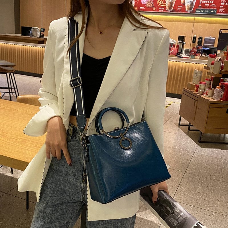 new fashion wholesale genuine leather handbags office chains 2022 women hand bags high quality business designer luxury handbag
