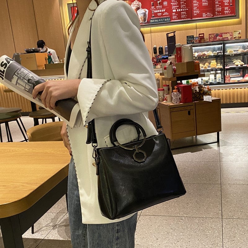 new fashion wholesale genuine leather handbags office chains 2022 women hand bags high quality business designer luxury handbag