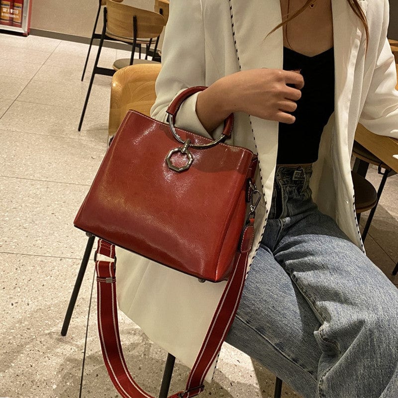 new fashion wholesale genuine leather handbags office chains 2022 women hand bags high quality business designer luxury handbag
