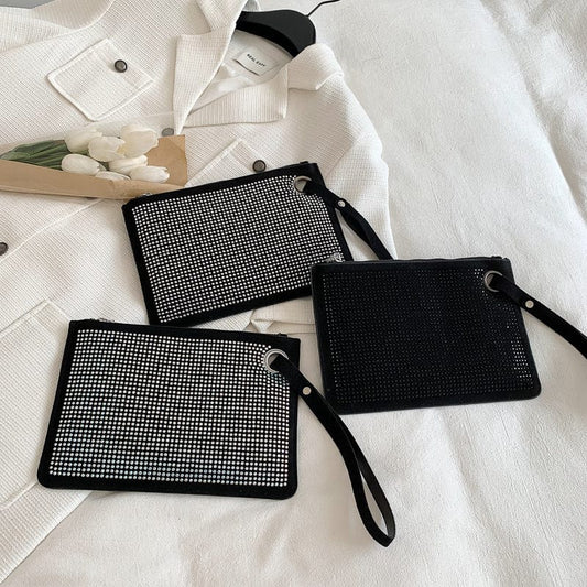 New fashion women handbag 2022 young lady rivet hand bag design popular girl purse