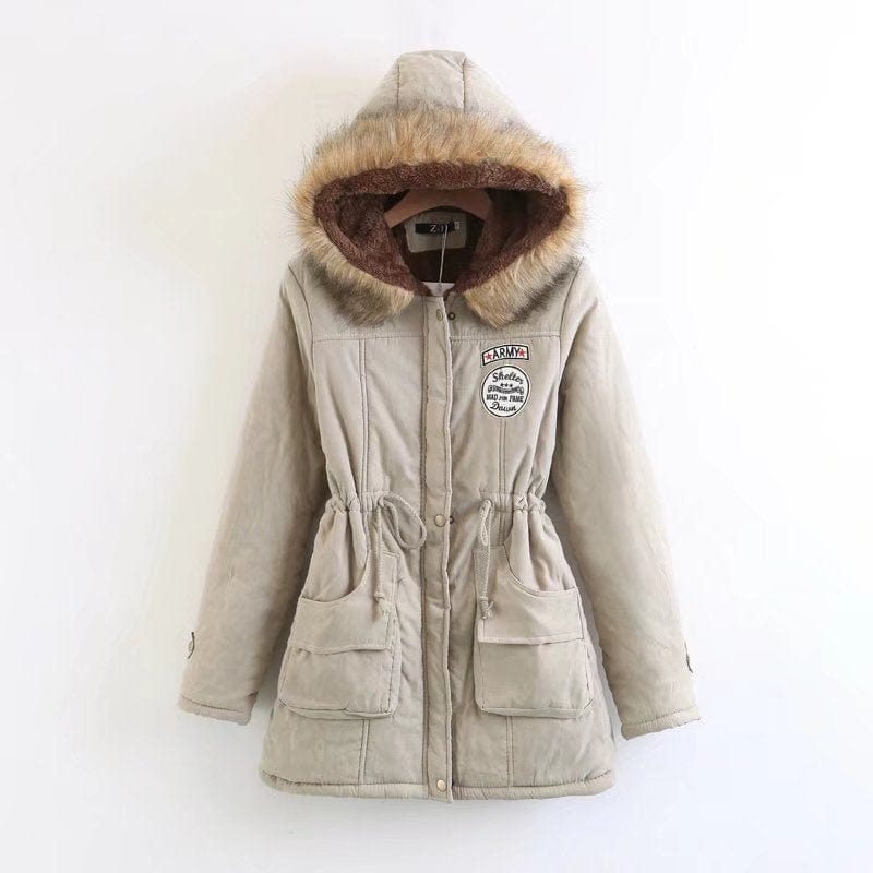 New Long Casual Parka Thickness Plus Size 5XL Coat Snow Outwear Coldker Varsity Jacket For Women Yellow Winter Coat Clothes