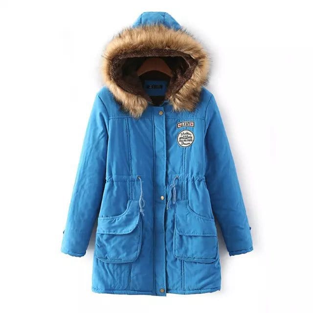 New Long Casual Parka Thickness Plus Size 5XL Coat Snow Outwear Coldker Varsity Jacket For Women Yellow Winter Coat Clothes
