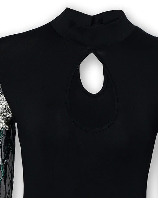 New MIDI skirt European and American sexy lace embroidery buttocks dress women's fashion dress